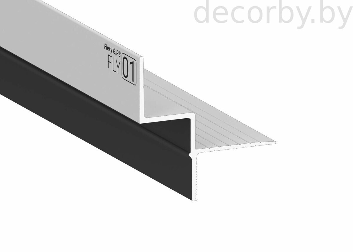 Стеновой профиль Flexy GIPS FLY 01 со световым зазором
