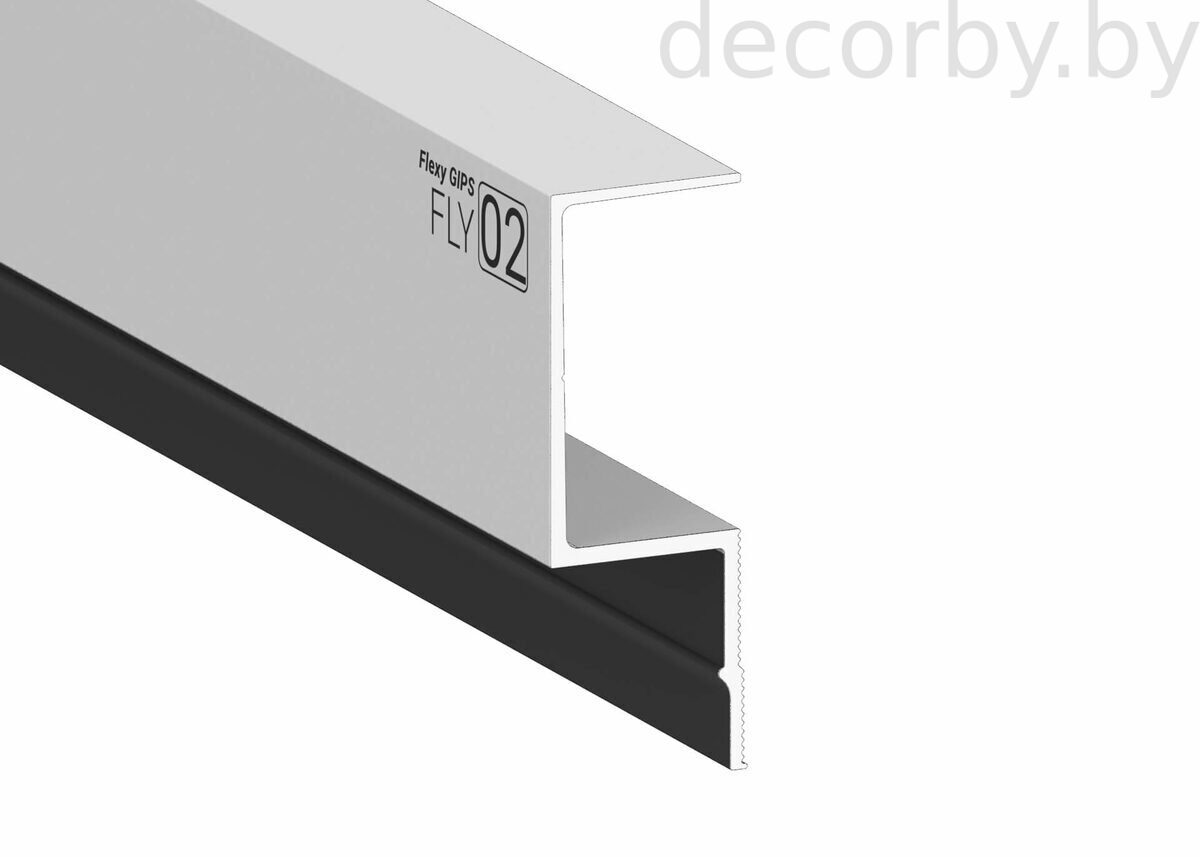 Стеновой профиль Flexy GIPS FLY 02 со световым зазором