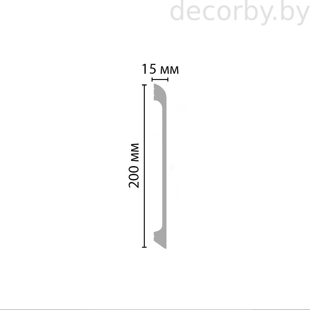 Плинтус напольный DECOMASTER D247