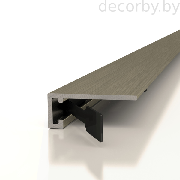 Микроплинтус Decaro Engineering M15A бронза браш